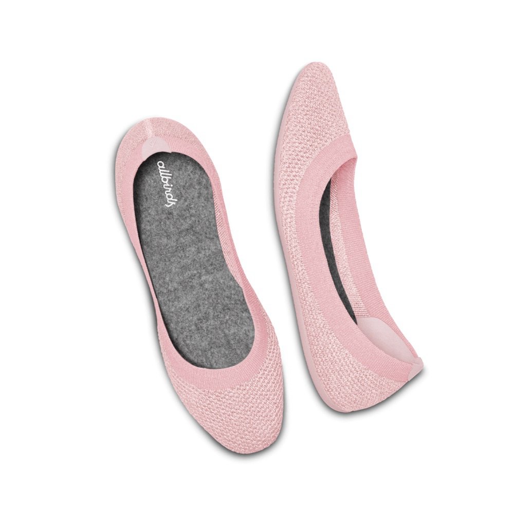 Allbirds Women\'s Flats Pink - Tree Breezers - 58269JVBN